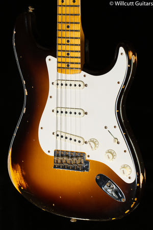 Fender Custom Shop LTD Fat 50's Stratocaster Relic Chocolate 2-Tone Sunburst (730)