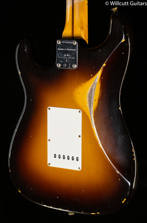 Fender Custom Shop LTD Fat 50's Stratocaster Relic Chocolate 2-Tone Sunburst (730)