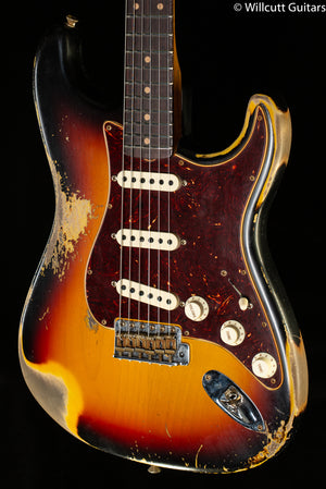 Fender Custom Shop LTD Roasted 1961 Stratocaster Super Heavy Relic 3-Sunburst