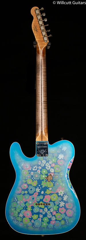 Fender Custom Shop LTD Dual P90 Telecaster Blue Floral Relic (107)