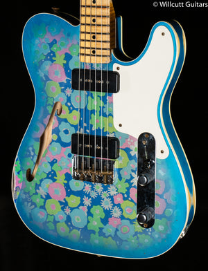 Fender Custom Shop LTD Dual P90 Telecaster Blue Floral Relic (107)
