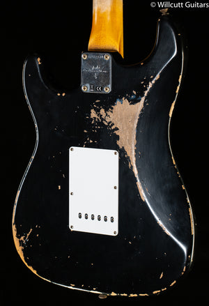 Fender Custom Shop 1960 Stratocaster Heavy Relic Aged Black (174)