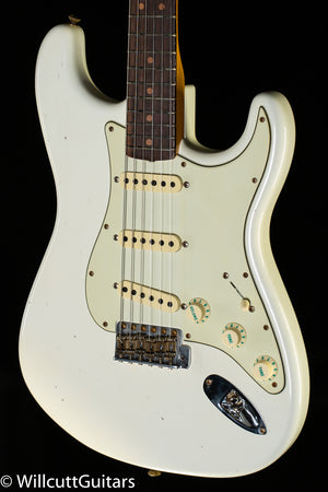 Fender Custom Shop '64 Stratocaster Journeyman Relic Aged Olympic White (626)