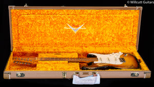 Fender Custom Shop Limited Edition Red Hot Strat Super Heavy Relic Faded Aged Chocolate 3-Color Sunburst (508)