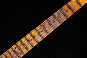 Fender Custom Shop Limited Edition Red Hot Strat Super Heavy Relic Faded Aged Chocolate 3-Color Sunburst (508)