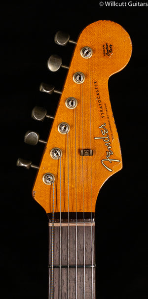Fender Custom Shop 1961 Stratocaster Heavy Relic Aged Vintage White/3-Color Sunburst (273)