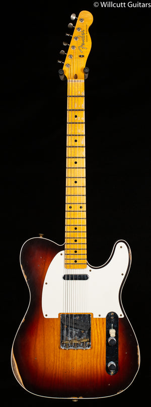 Fender Custom Shop 1959 Telecaster Custom Relic Wide-Fade Chocolate Sunburst (321)