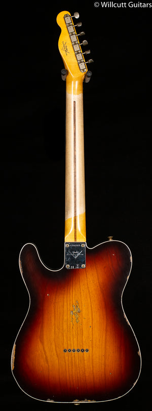 Fender Custom Shop 1959 Telecaster Custom Relic Wide-Fade Chocolate Sunburst (321)