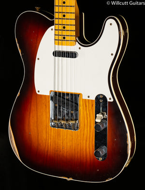 Fender Custom Shop 1959 Telecaster Custom Relic Wide-Fade Chocolate Sunburst (321)