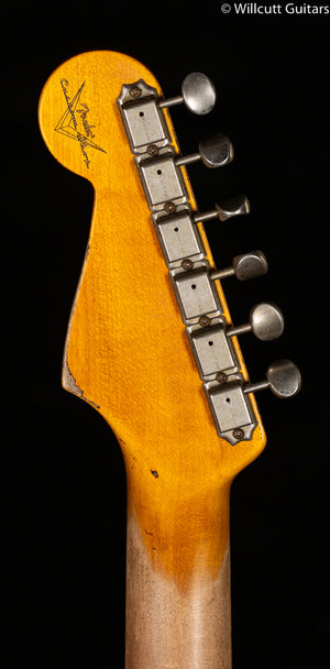 Fender Custom Shop 1961 Stratocaster Heavy Relic Super Faded Aged 3-Color Sunburst (322)