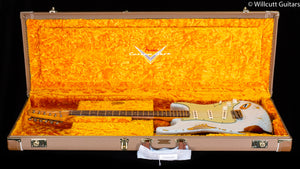 Fender Custom Shop 1961 Stratocaster Heavy Relic Super Faded Aged Sonic Blue/3-Color Sunburst (419)