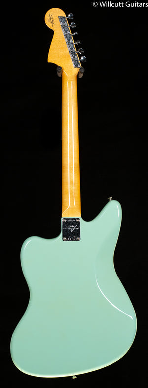 Fender Custom Shop '66 Jaguar Deluxe Closet Classic Rosewood Fingerboard Aged Surf Green (454)