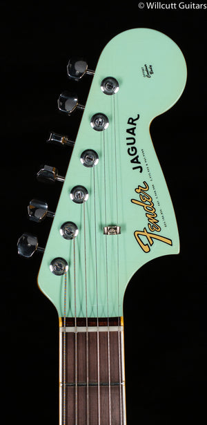 Fender Custom Shop '66 Jaguar Deluxe Closet Classic Rosewood Fingerboard Aged Surf Green (454)