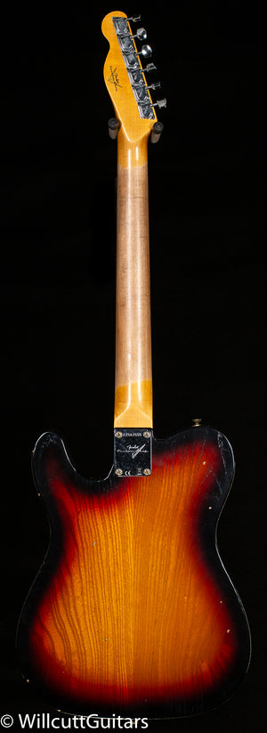 Fender Custom Shop 1968 Tele Thinline Journeyman Relic 3-Color Sunburst (555)