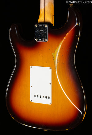 Fender Custom Shop 1958 Stratocaster Relic Faded Aged Chocolate 3-Color Sunburst (571)