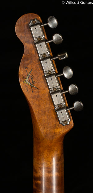 Fender Custom Shop Limited Edition HS Tele Custom Relic Aged Charcoal Frost Metallic (174)