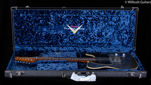 Fender Custom Shop Limited Edition HS Tele Custom Relic Aged Charcoal Frost Metallic (174)
