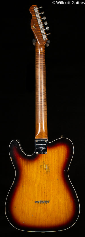 Fender Custom Shop Limited Edition HS Tele Custom Relic 3-Color Sunburst (456)