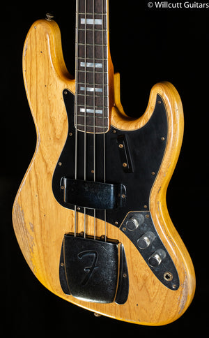 Fender Custom Shop Limited Edition Custom Jazz Bass Heavy Relic Round-Lam Rosewood Fingerboard Aged Natural (490)