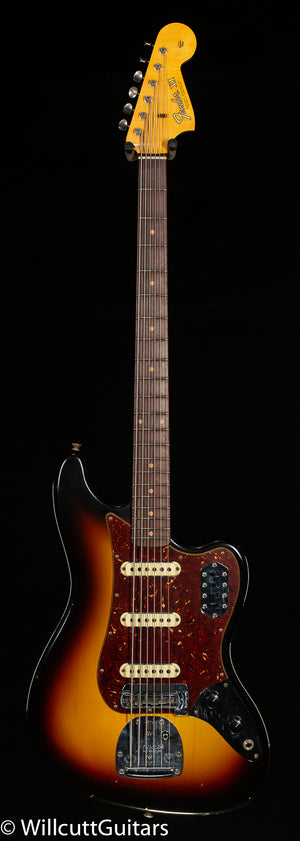 Fender Custom Shop Bass VI Journeyman Relic Rosewood Fingerboard 3-Color Sunburst (289)