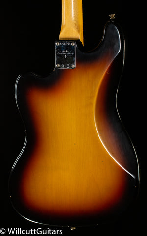 Fender Custom Shop Bass VI Journeyman Relic Rosewood Fingerboard 3-Color Sunburst (289)