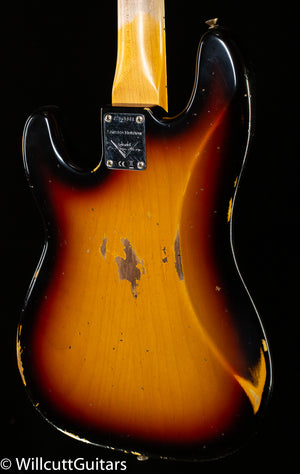 Fender Custom Shop 1959 Precision Bass Heavy Relic 3-Tone Sunburst (344)