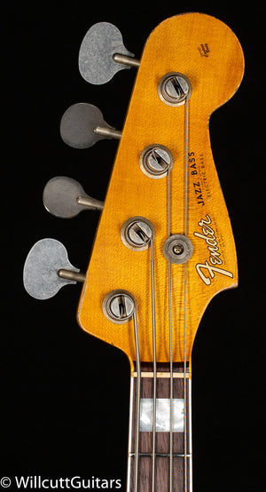 Fender Custom Shop LTD 1964 Custom Jazz Bass Heavy Relic Aged Black (299)