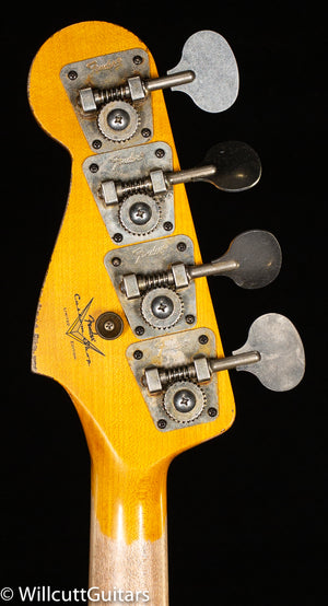 Fender Custom Shop LTD 1964 Custom Jazz Bass Heavy Relic Aged Black (299)