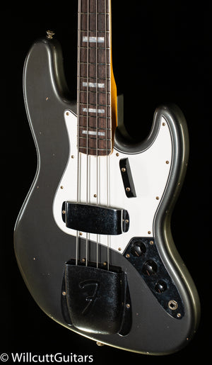 Fender Custom Shop LTD 1966 Jazz Bass Journeyman Relic Aged Charcoal Frost Metallic (726)