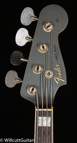 Fender Custom Shop LTD 1966 Jazz Bass Journeyman Relic Aged Charcoal Frost Metallic (726)