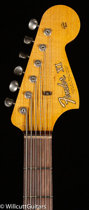 Fender Custom Shop Bass VI Journeyman Relic Aged Sherwood Green Metallic (204)