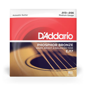 D'Addario EJ17 13-56 Medium Phosphor Bronze