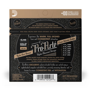 D'Addario EJ46 Hard Tension, Pro-Arte Nylon, Classical