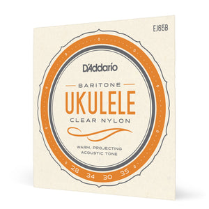 D'Addario EJ65B Baritone, Pro-Arte Custom Extruded Nylon, Ukulele