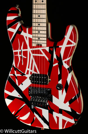 EVH Striped Series Red with Black Stripes (128)