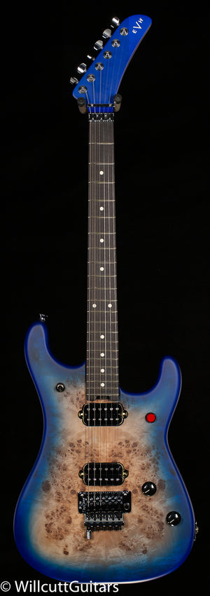 EVH 5150 Series Deluxe Poplar Burl Ebony Fingerboard Aqua Burst (357)