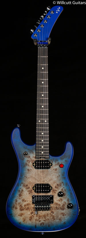 EVH 5150 Series Deluxe Poplar Burl Ebony Fingerboard Aqua Burst (866)