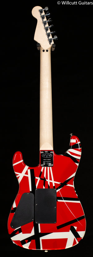 EVH Striped Series Red with Black Stripes (030)