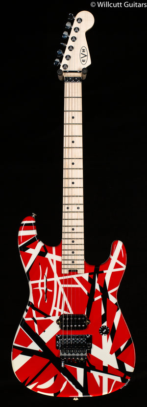 EVH Striped Series Red with Black Stripes (156)