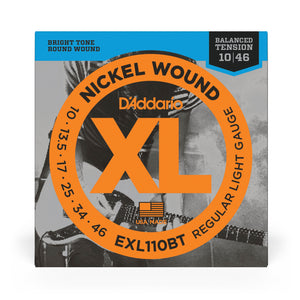D'Addario EXL110BT Regular Lite 10-46 Balanced Tension
