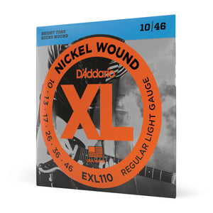 D'Addario EXL110W Regular Light Wound 3rd Electric Guitar Strings
