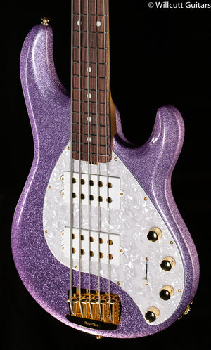 Ernie Ball Music Man Stingray Special 5 HH Amethyst Sparkle Bass Guitar