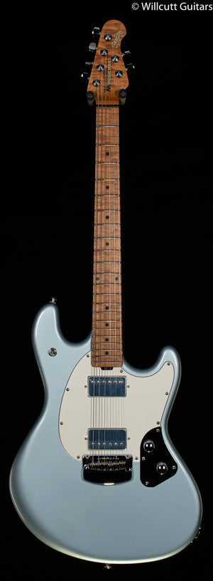 Ernie Ball Music Man Stingray Guitar HH Trem Firemist Silver