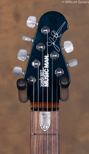 Ernie Ball Music Man John Petrucci BFR Quilt Balboa Blue Piezo USED