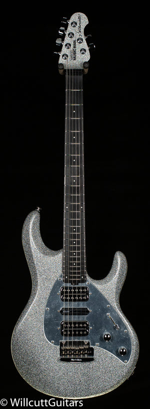 Ernie Ball Music Man BFR Silhouette HSH Trem Silver Sparkle