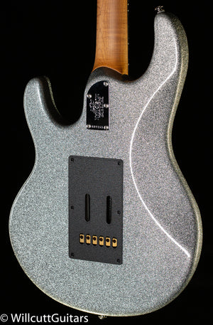 Ernie Ball Music Man BFR Silhouette HSH Trem Silver Sparkle