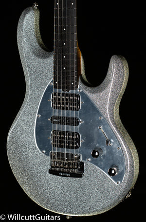 Ernie Ball Music Man BFR Silhouette HSH Trem Silver Sparkle