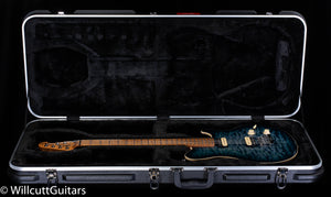 Ernie Ball Music Man Axis Super Sport HH Trem Yucatan Blue Quilt