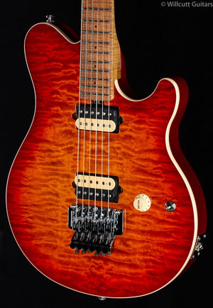 Ernie Ball Music Man Willcutt Limited Axis Lava Burst Quilt Floyd Rose