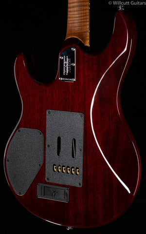 Ernie Ball Music Man Luke III HSS Flame Maple Top Lucious Luke Green